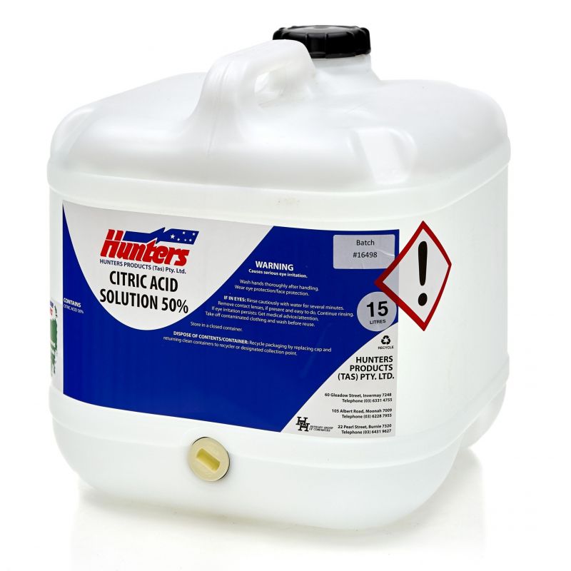 Citric Acid 15 L